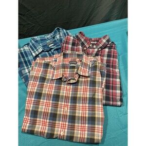 Men’s Van Heusen Classic Fit Shirts Short Sleeve Button Down Size Large